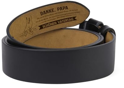 Lam Hub Fong Personalisierter Gürtel Herren Geschenke für Papa Schwarzer Ledergürtel mit Namen für Männer Geschenk für VatertagGeburtstag Weihnachtsfeiertag (3 namen)