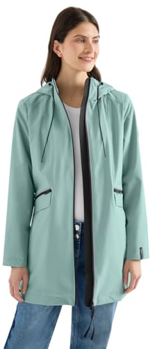 Cecil Damen Mantel mit Kapuze und 2-Wege-Zipper