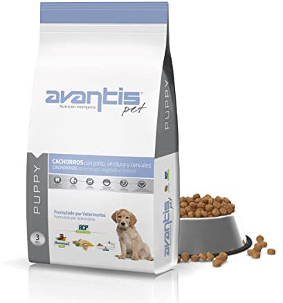 Avantis Pet Puppy - Cibo per Cani Cuccioli di Qualsiasi Razza - 3 kg - Cibo adatto per Mamme Incinte e Allattanti - Altamente Digestivo con Pollo, Verdura e Cereali