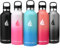 HYDRO CELL Stainless Steel Water Bottle with Straw & Standard Mouth Lids (32oz 24oz 20oz 16oz) - Keeps Liquids Hot or Cold with Double Wall Vacuum Insulated Sweat Proof Sport Design (Teal/Blue 32oz)