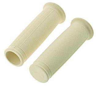 Griffgummi Set für Simson SR1 SR2 KR50 Spatz ballig, Elfenbein, Deutsche Produktion