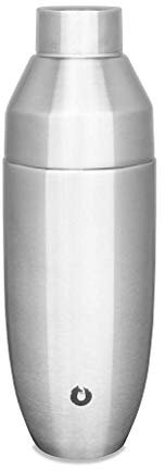 SNOWFOX Premium vakuumisolierter Edelstahl-Cocktail-Shaker, Heimbar-Zubehör, eleganter Getränkemixer, auslaufsicherer Deckel mit Messbecher und integriertem Sieb, 625 ml