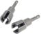 Shumo 2 StüCke Power FlüGel Mutter Treiber Set, Slot FlüGel Muttern Bohrer Steck SchlüSsel Werkzeug Set, 1/4 Zoll Sechskant Schaft Bohrer Bits für Panel Muttern Schrauben Auge C Haken
