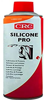 CRC 32695-AA 32695-AA-SILICONE Pro Synthetisches Gleitmittel aus Silikon, nährt Kunststoffe, Gummi, etc., 500 ml, Schwarz