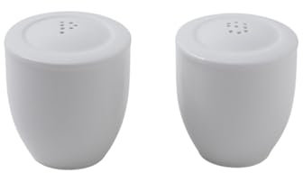 Villeroy und Boch - For Me Set Salz- und Pfefferstreuer, dekorative Gewürzspender aus Premium Porzellan, spülmaschiengeeignet, weiß