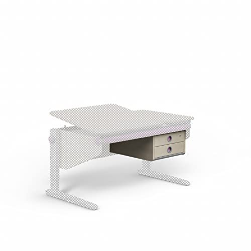 moll Winner Twin Box | Erweiterung für Kinderschreibtisch Winner & Winner Split | zusätzlicher Stauraum unter der Schublade für mehr Ordnung | ideal für Schulkinder | Made in Germany