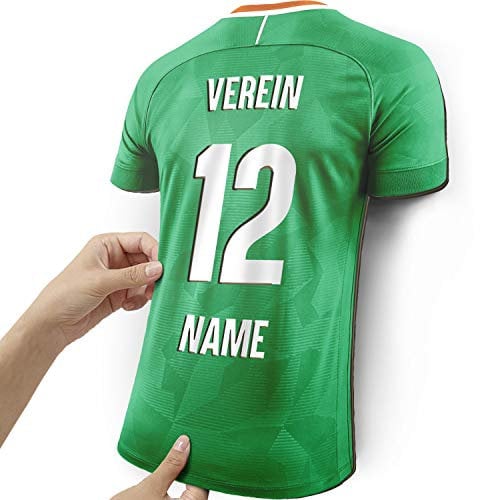 Elbeffekt Trikotlampe für Irland Fans aus Holz - personalisierbares Geschenk - schenke Dein individuellen Irland Fanartikel aus Echtholz