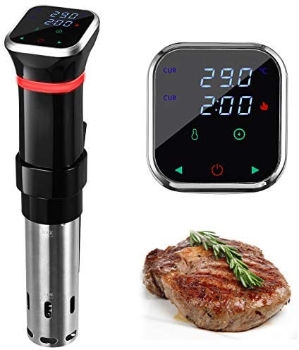 Tanice Sous Vide, Precision Cooker Immersion Circulator 1100W Water Sous Vide Device with Accurate Temperature and Time Control Sous Vide Cookbook Included