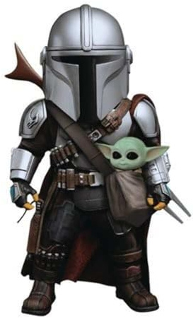 Beast Kingdom Toys Star Wars The Mandalorian Egg Attack Action 17 cm, Mehrfarbig, (EAA-122)