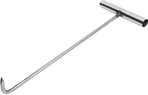 Angoily Gancho de Tapa de Alcantarilla de Acero Inoxidable Gancho T Gancho Alcantarilla, Gancho Levantar Arquetas, Gancho para Alcantarilla, Puertas Enrollables, Eliminación de Alcantarillado