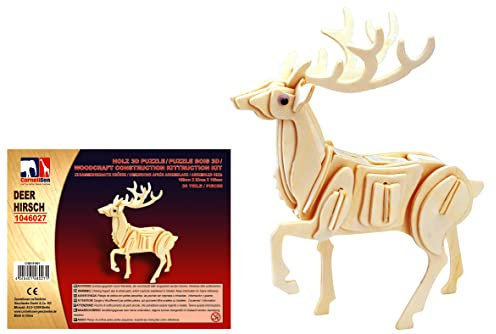 Cornelißen Holz 3D Puzzle - Hirsch