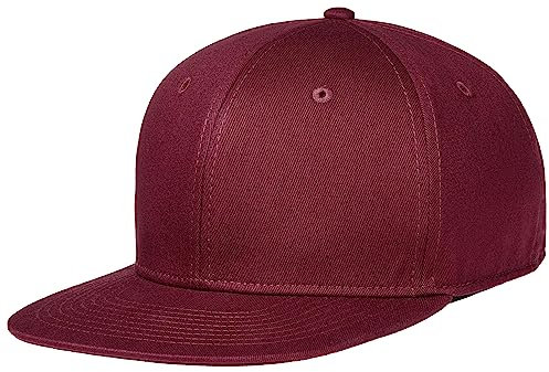 Pembroke® Snapback Cap, Herren und Damen, Blank, Weinrot