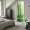 Sticker Porte Effet 3D - Autocollant De Porte Trompe L'Œil - 95X215cm - Simple Bambou Zen Mural Papier Peint - Amovible Muraux Stickers -Chambre Salon Cuisine Poster Décoration