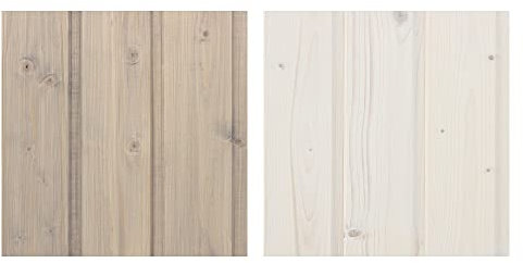 TIMBELA Un juego de impregnantes para pintar casas de madera el interior y el exterior - 5 litros de impregnante BLANCO + 5 litros de impregnante del color GRIS + juego de brochas de REGALO