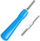 ASTER Gamebit Sicherheits-Schraubendreher, doppelendig, 4,5 mm, 3,8 mm, Gamebit-Schraubendreher-Set, Ersatz, kompatibel mit NES, SNES, N64, PS4, PS5 (blau)