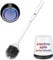 Ratolo Electric Toilet Brush Set with Ventilated Holder, Floor Standing, Wall Mounted Without Drilling, Rechargeable