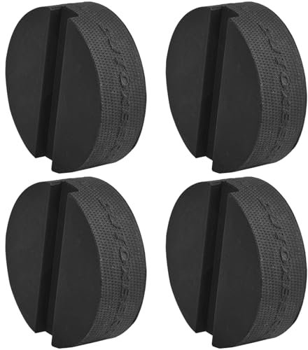 4 Stück Auto Gummiauflage Wagenheber Gummiplatte Hebebühne Rangierwagenheber Wagenheber Jack Pad Aufnahme Gummiklotz Rund Gummi Auflage 60x29mm Universelle