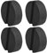 4 Stück Auto Gummiauflage Wagenheber Gummiplatte Hebebühne Rangierwagenheber Wagenheber Jack Pad Aufnahme Gummiklotz Rund Gummi Auflage 60x29mm Universelle