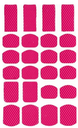 AZERON Botón antideslizante cinta de agarre Cyborg Gaming Keypad Keys - Actualiza tu teclado (rosa)