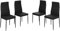 Vicco Esszimmerstuhl Grand, Stuhl, Schwarz, 42.5 x 48 cm 4er Set