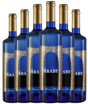 Sani Primavera Árabe Sauvignon Blanca Semi-Seco Semi-Dulce Vino de la Tierra de Extremadura 75 cl Vino blanco (Caja de 6 Botellas de 75 cl)