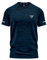 Mens T Shirt Premium Quality Tee with Melange Effect Reflective Logo Comfortable FitAthletic Fit Moisture Wicking Sports Style T-Shirts