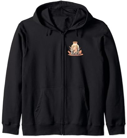 Axolotl en cristal cómico diseño artístico para hombres, mujeres, niños Sudadera con Capucha