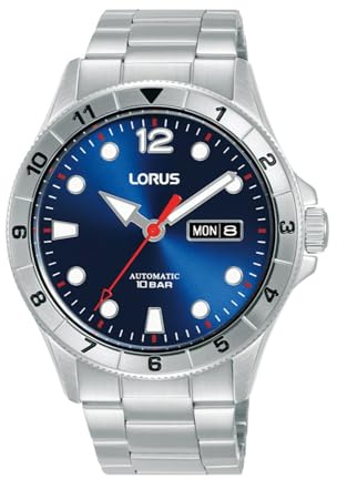Lorus Sport Man Herren Uhr analog Automatik mit Edelstahl Armband RL461BX9