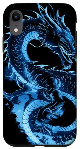 Dragon japonais volant avec Kanji fantasy tatouage manga Coque pour iPhone XR