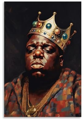 TSNKNP Biggie Smalls Singer Poster Dekorative Malerei Leinwand Wandkunst Wohnzimmer Poster Schlafzimmer Malerei,Wandkunst Bilddruck Moderne Familienzimmer Dekor 12x18inch(30x45cm)