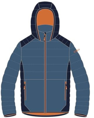 CMP - Kinderweste Nylon mit fester Kapuze, Bluestone, 164