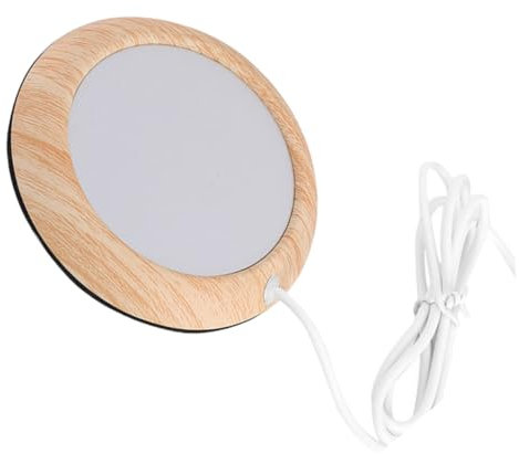 CRILSTYLEO Chauffe-Tasse USB Électrique pour Bureau Petit en Métal Réchauffeur De Boissons Chaudes Fonction Isolante pour Café Thé Et Biberons Plaque Chauffante Pratique pour Usage à Travail