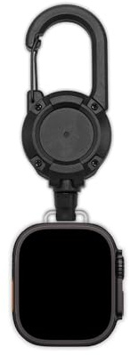 YwonShne Retractable Badge Holder Clip Compatible with Apple Watch Band 38mm 40mm 41mm 42mm 44mm 45mm 49mm, for iWatch Series 10 9 8 7 6 5 4 3 2 1 SE Ultra