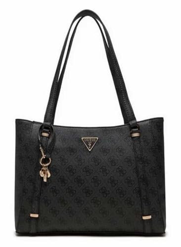 GUESS Eco Erica Elite Tote Bag Coal Logo