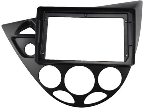 Cadre de Panneau Audio Adaptateur Fascia de cadre de voiture 2 Din 9 pouces, Kit de panneau de montage de tableau de bord Radio Android/adapté for Ford Focus MK1 1998 – 2005 Cadre de Panneau Audio Ant