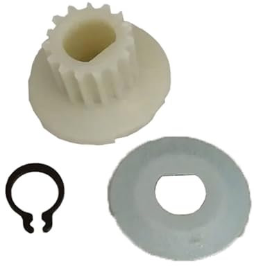 Juego de engranajes de 15 dientes, poleas para hacer pan, motor de engranaje de larga duración, adecuado para panificadora