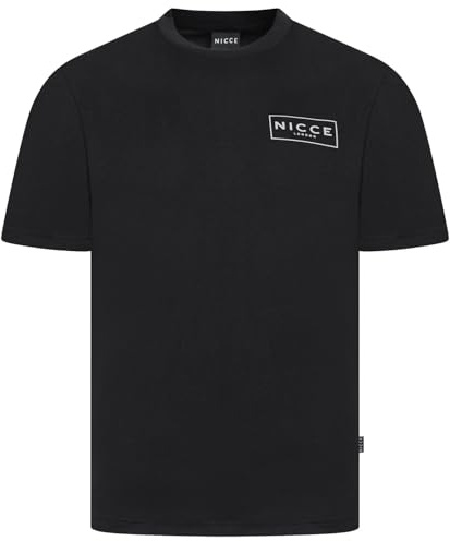 Nicce Mens Franzo Short Sleeve T-Shirt A Black XXL