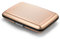 ÖGON -DESIGNS- Porte-Cartes en Aluminium avec Fermoir en métal, Protection RFID Contre la fraude et la démagnétisation, Portefeuille Compact, modèle Smart Case Stockholm (Aluminium Rose Gold)