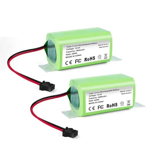 Batería De Iones De Litio De Repuesto For Aspiradoras Cecotec Conga 1390, 1490 Y 1590 (4S1P 18650)(2pcs)