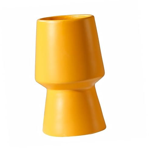 Mobestech Keramikvase Für Blumen Dekorative Vase Für Wohndekor Blumenarrangement Vase Mit Schlichtem Design Geeignet Für Wohnzimmer Schreibtisch Und Garten Korrosionsbeständig Langlebig