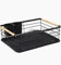 DJPF®️ Escurreplatos Acero Inoxidable:,Gran Capacidad para Cubiertos,escurreplatos armarios,Ideal y Practico,con Soporte para Utensilios Extraible, 40x60x36cm (Negro).