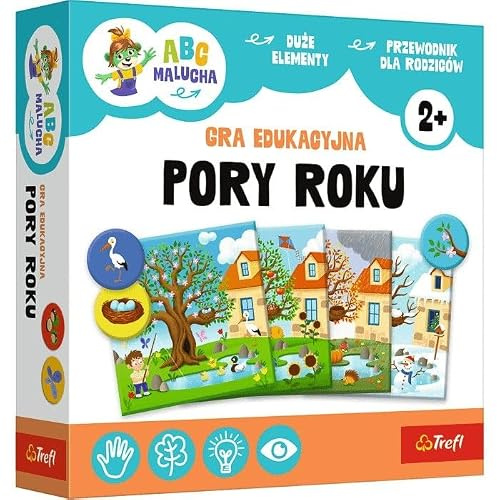 Trefl - Seasons, ABC Toddler, Educational Game for Children 2+ Years