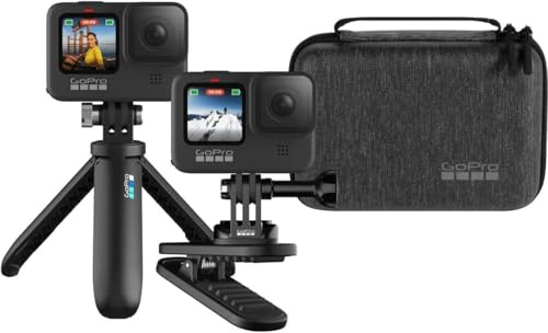 GoPro Travel Kit (Magnetic Swivel Clip, Shorty, and Compact Case) - Official GoPro Accessories