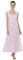 Chemise de nuit de style victorien sans manches en coton pour femme Grande taille, rose, 38