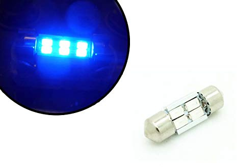 Does not apply 31MM-B Blue 4 LED Interior Festoon 31mm C5W 269 Light Bulb