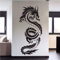 45X95Cm Tribal Tattoo Klassischer Chinesischer Drache Wandtattoo Aufkleber Dekor Wandkunst Vinyl Wandbild Individuelle Kunst Aufkleber Plus Size