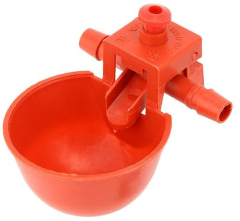 Hühnerwasserbecher Hühnertrinker, Automatischer Hühnertrinker, Hühnerwasserspender Hühnerwassernapf Packung mit 10 Geflügel Wasser Trinkspender Becher Geflügeltrinker für Hühner, Enten, Vögel