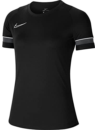 Nike Damen dri-fit academy 21 Kurzarm Trikot, Black/White/Anthracite/White, S EU