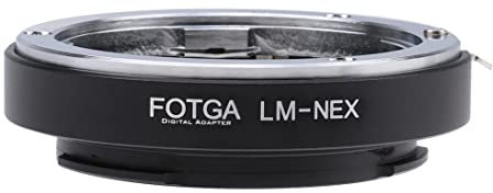 Fotga Objektivadapter-Konverter für Leica M-Objektiv an Sony spiegellose DSLR-Kamera NEX-7 NEX-F3 A6000 A6100 A6300 A6600 A7 A7R A7S II III IV A9 II A7C A1 ZV-E10