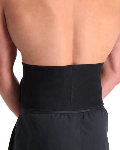 Dunimed Rückenbandage - Rückenbandage - Rückenstützgürtel - Rückenstütze - Bequeme Atmungsaktiver Neoprenstoff - Rückengurt für Arbeit und Sports